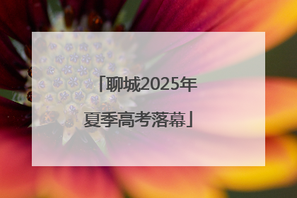 聊城2025年夏季高考落幕