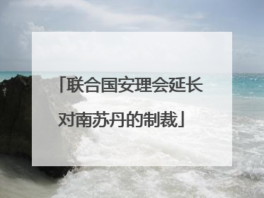 联合国安理会延长对南苏丹的制裁
