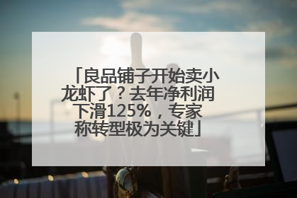 良品铺子开始卖小龙虾了？去年净利润下滑125%，专家称转型极为关键