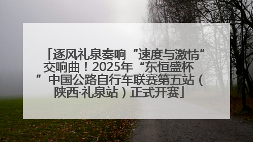 逐风礼泉奏响“速度与激情”交响曲！2025年“东恒盛杯”中国公路自行车联赛第五站（陕西·礼泉站）正式开赛