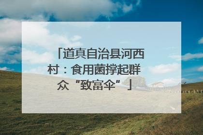 道真自治县河西村：食用菌撑起群众“致富伞”