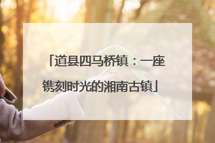道县四马桥镇：一座镌刻时光的湘南古镇