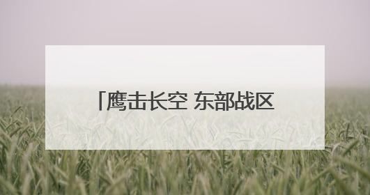 鹰击长空 东部战区空战对抗激烈展开