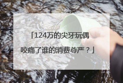 124万的尖牙玩偶 咬痛了谁的消费尊严？