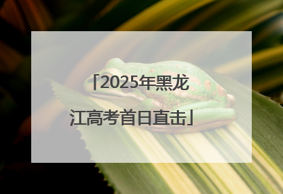 2025年黑龙江高考首日直击
