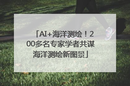 AI+海洋测绘！200多名专家学者共谋海洋测绘新图景